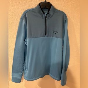 Callaway 1/4 Zip Blue Pullover Men’s Large